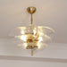Petals Gold Murano Chandelier-DWHOME