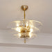 Petals Gold Murano Chandelier - DWHOME