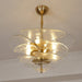 Petals Gold Murano Chandelier-DWHOME