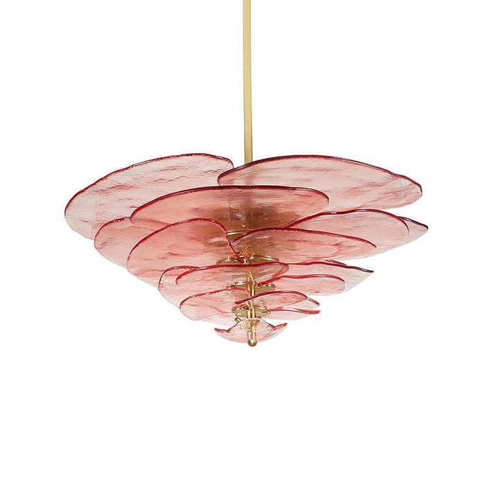 Petals Gold Murano Chandelier-DWHOME