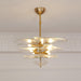 Petals Gold Murano Chandelier - DWHOME