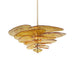 Petals Gold Murano Chandelier-DWHOME