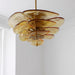 Petals Gold Murano Chandelier-DWHOME