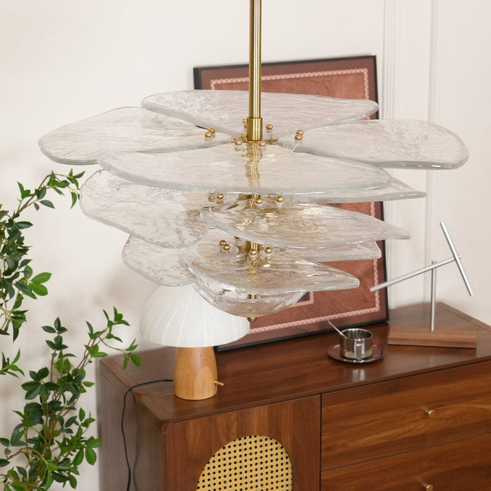 Petals Gold Murano Chandelier-DWHOME