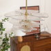 Petals Gold Murano Chandelier-DWHOME