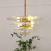 Petals Gold Murano Chandelier - DWHOME