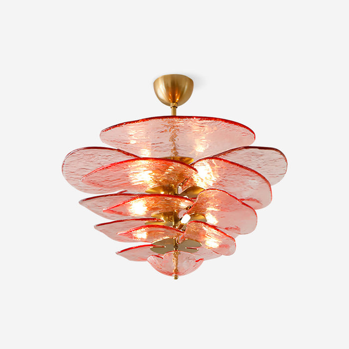 Petals Gold Murano Chandelier-DWHOME