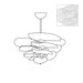 Petals Gold Murano Chandelier - DWHOME
