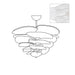 Petals Gold Murano Chandelier - DWHOME