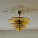 Petals Gold Murano Chandelier-DWHOME