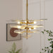 Petals Gold Murano Chandelier-DWHOME