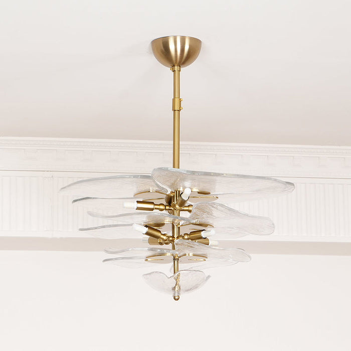 Petals Gold Murano Chandelier-DWHOME
