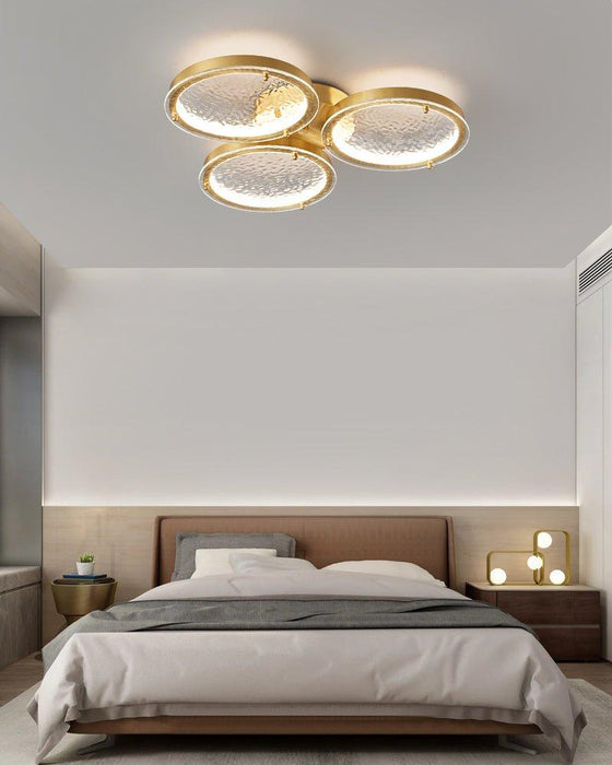Golden Rings Ceiling Light-DWHOME