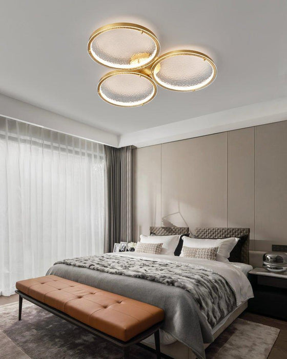 Golden Rings Ceiling Light-DWHOME