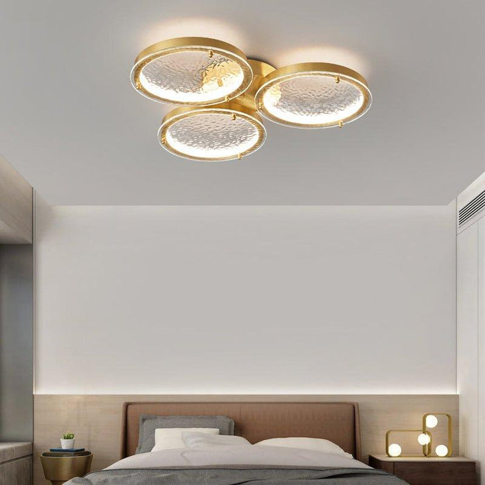 Golden Rings Ceiling Light-DWHOME
