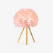 "Lampe de table en plumes d'oie - DWHOME"