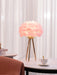"Lampe de table en plumes d'oie - DWHOME"