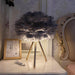 "Lampe de table en plumes d'oie - DWHOME"