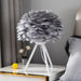 "Lampe de table en plumes d'oie - DWHOME"