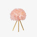 "Lampe de table en plumes d'oie - DWHOME"