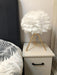 "Lampe de table en plumes d'oie - DWHOME"