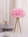 "Lampe de table en plumes d'oie - DWHOME"