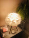 "Lampe de table en plumes d'oie - DWHOME"