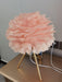 "Lampe de table en plumes d'oie - DWHOME"