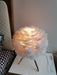 "Lampe de table en plumes d'oie - DWHOME"