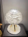 "Lampe de table en plumes d'oie - DWHOME"