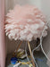 "Lampe de table en plumes d'oie - DWHOME"