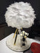 "Lampe de table en plumes d'oie - DWHOME"