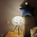 "Lampe de table en plumes d'oie - DWHOME"