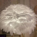 "Lampe de table en plumes d'oie - DWHOME"