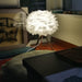 "Lampe de table en plumes d'oie - DWHOME"