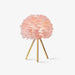 "Lampe de table en plumes d'oie - DWHOME"