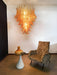 Gorgeous Murano Felci Amber Glass Chandelier-DWHOME