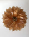 Gorgeous Murano Felci Amber Glass Chandelier-DWHOME