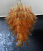 Gorgeous Murano Felci Amber Glass Chandelier-DWHOME