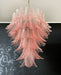 Gorgeous Murano Felci Pink Glass Chandelier-DWHOME