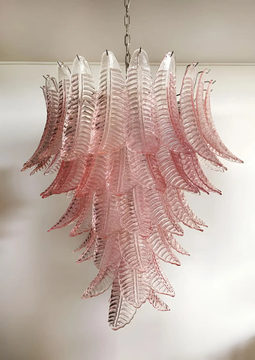 Gorgeous Murano Felci Pink Glass Chandelier-DWHOME