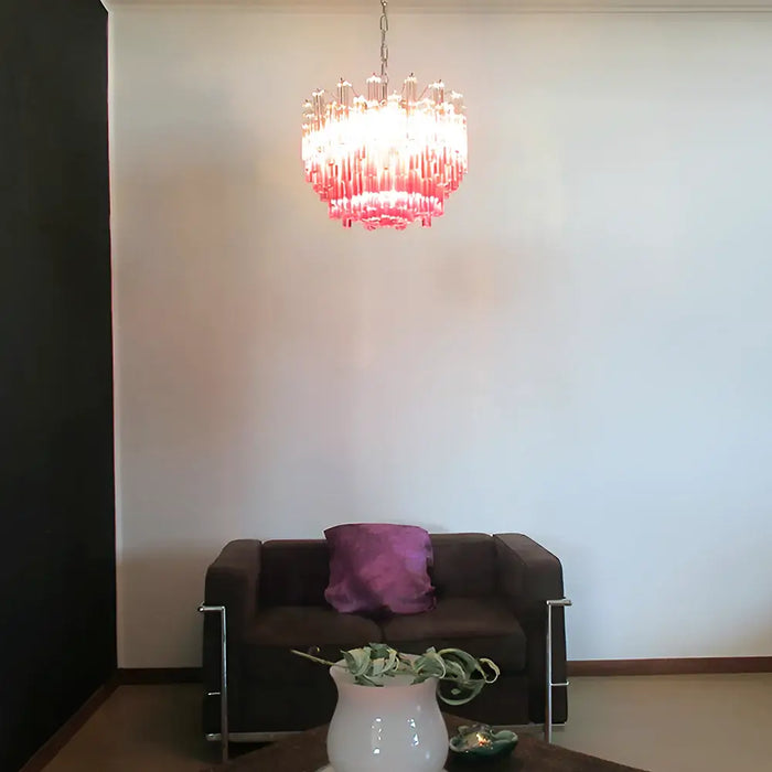 Gorgeous Murano Quadriedri Prisms Chandelier-DWHOME