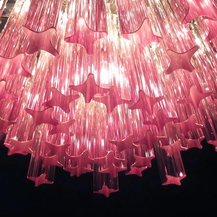 Gorgeous Murano Quadriedri Prisms Chandelier-DWHOME