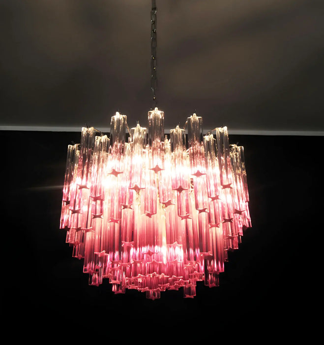 Gorgeous Murano Quadriedri Prisms Chandelier-DWHOME
