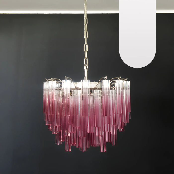 Gorgeous Murano Quadriedri Prisms Chandelier-DWHOME