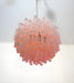 Gorgeous Murano Quadriedri Prisms Pink Chandelier-DWHOME