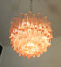 Gorgeous Murano Quadriedri Prisms Pink Chandelier-DWHOME