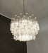 Gorgeous Murano Quadriedri Prisms Transparent Chandelier-DWHOME