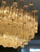 Gorgeous Murano Quadriedri Prisms Transparent Chandelier-DWHOME