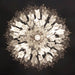 Gorgeous Murano Quadriedri Prisms Transparent Chandelier-DWHOME